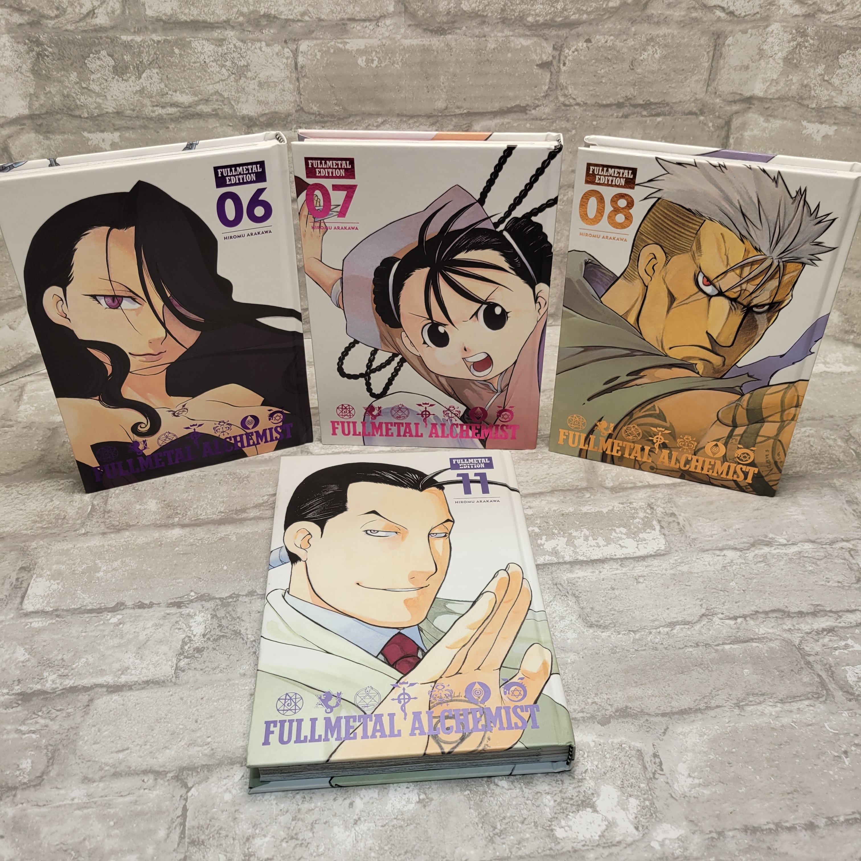 Fullmetal Alchemist: Fullmetal Edition, Vol. 6,7,8, & 11 (Hardcover) (7951552610542)